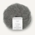 Włóczka Sandnes Garn Tynn Silk Mohair 1053 / średni szary melanż