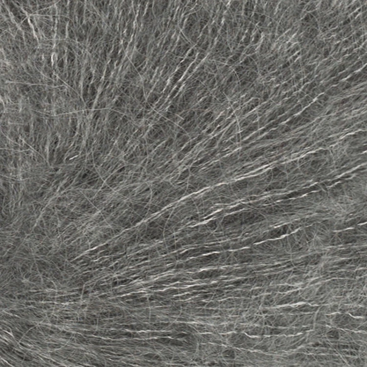 Włóczka Sandnes Garn Tynn Silk Mohair 1053 / średni szary melanż