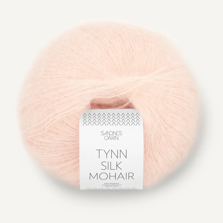 Włóczka Sandnes Garn Tynn Silk Mohair 3509 / jasna brzoskwinia
