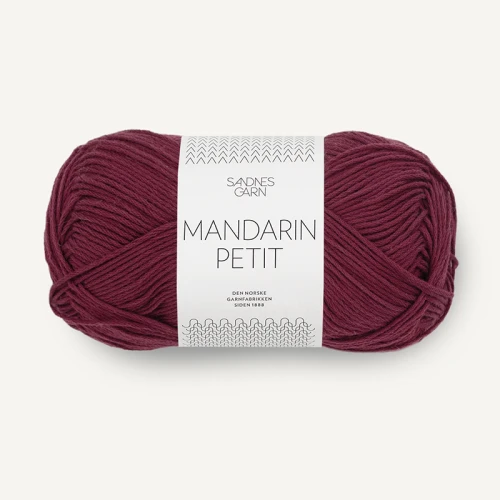 Włóczka Sandnes Garn Mandarin Petit 4372 / wino