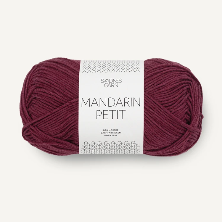 Włóczka Sandnes Garn Mandarin Petit 4372 / wino