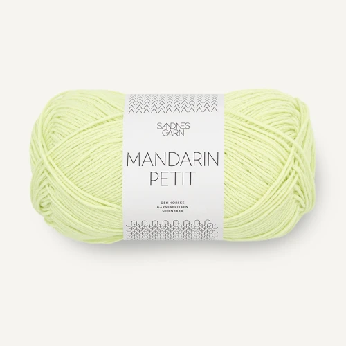 Włóczka Sandnes Garn Mandarin Petit 9312 / jasna limonka