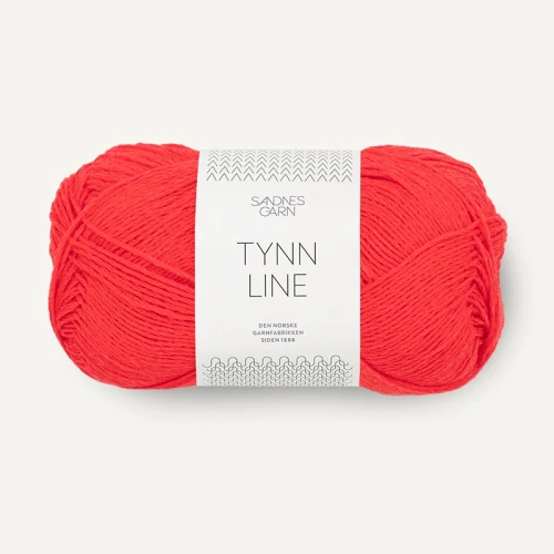 Włóczka Sandnes Garn Tynn Line 4108 / intensywny koral