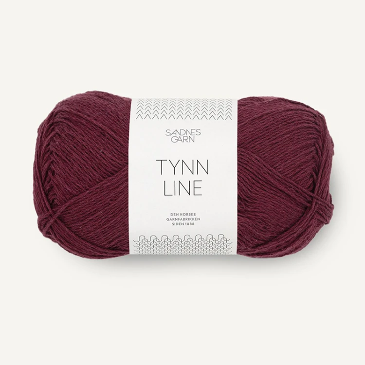 Włóczka Sandnes Garn Tynn Line 4372 / wino