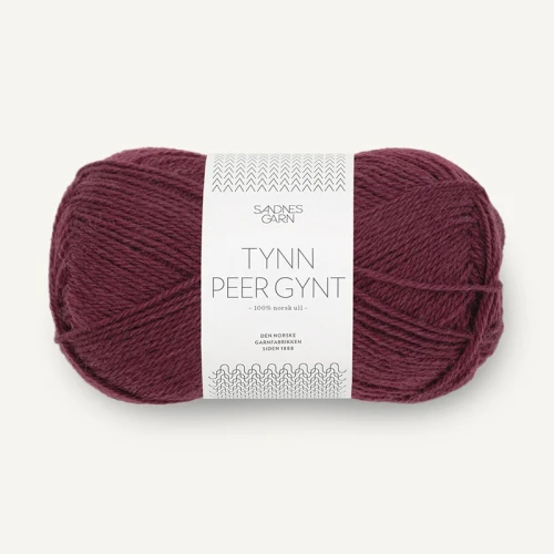 Włóczka Sandnes Garn Tynn Peer Gynt 4372 / wino
