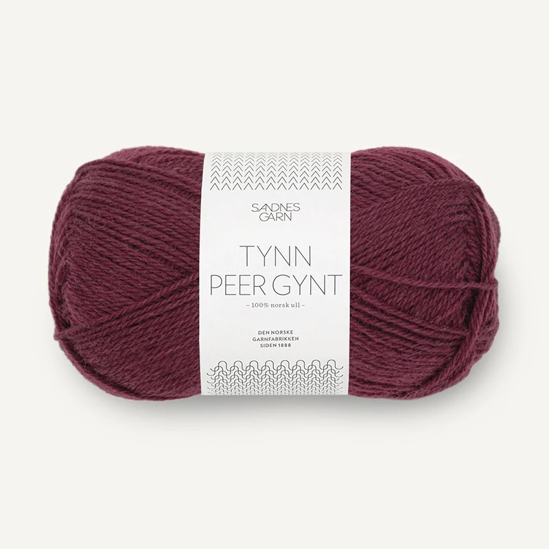 Włóczka Sandnes Garn Tynn Peer Gynt 4372 / wino