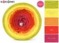 KOKONEK Classic B282 - Limetka/intensywny żółty/pomarańcz/mak/magenta