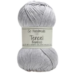 Příze Go Handmade Tencel Bamboo "double" 17705 / světle šedá