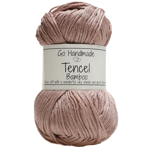 Włóczka Go Handmade Tencel Bamboo "double" 17714 / nude