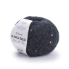 Włóczka YarnArt Alpaca Gold Paillettes 9314 / ciemny szary melanż