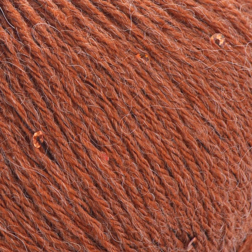 Włóczka YarnArt Alpaca Gold Paillettes 9312 / koniak