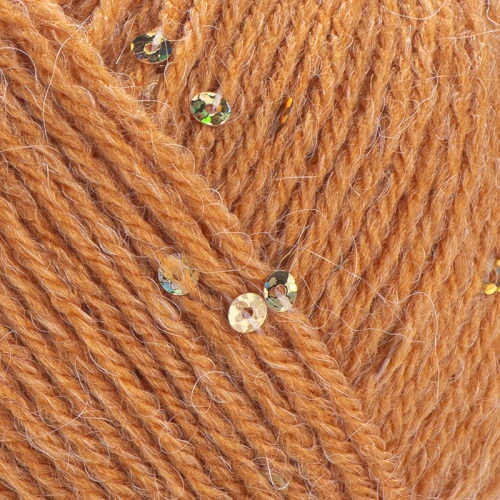 Włóczka YarnArt Alpaca Gold Paillettes 9311 / koniak