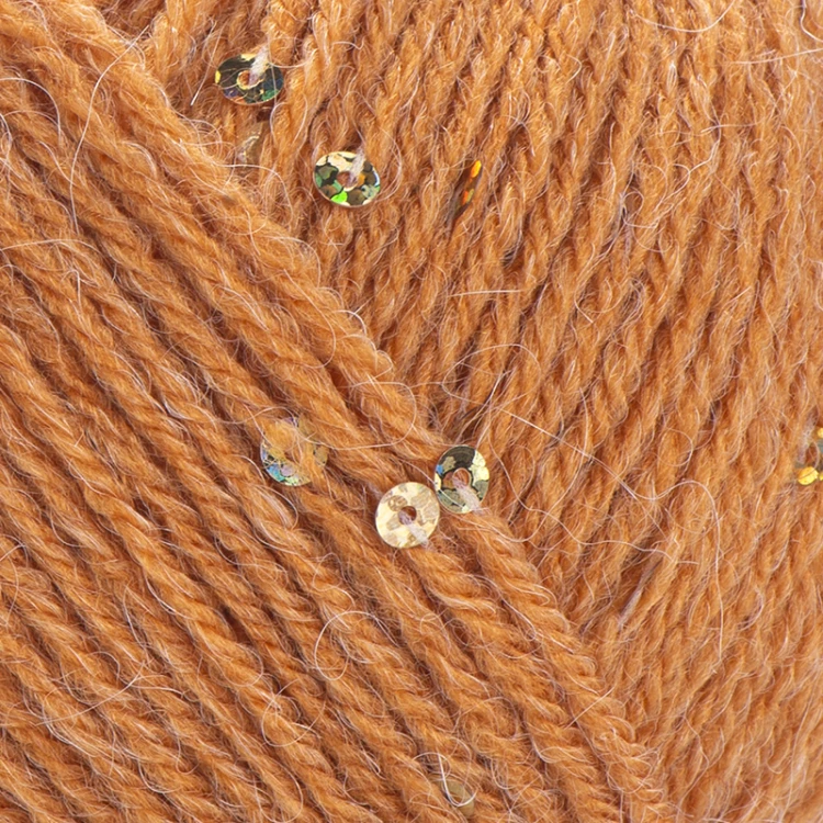 Włóczka YarnArt Alpaca Gold Paillettes 9311 / koniak