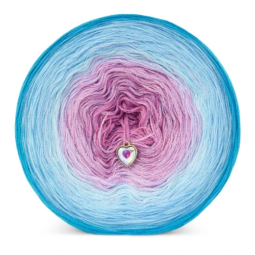 KOKONEK Nature NT078 Bubble gum - Turkus/aqua/błękit/ametyst/wrzos