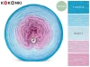 KOKONEK Nature NT078 Bubble gum - Turkus/aqua/błękit/ametyst/wrzos