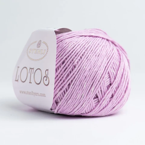 Włóczka Stenli Lotos 3067 / chłodny róż