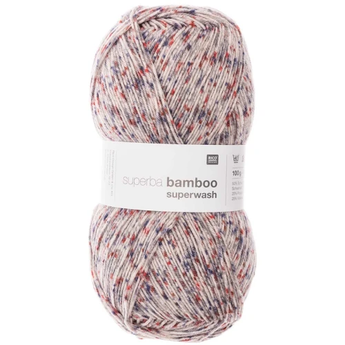 Włóczka skarpetkowa Rico Design Socks Bamboo Confetti 029