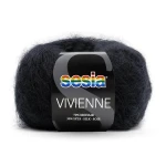Włóczka Sesia Vivienne 0067 / czerń