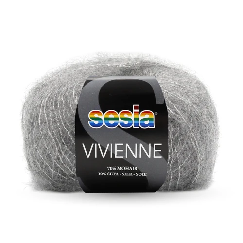 Włóczka Sesia Vivienne 8463 / szary melanż