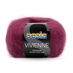 Włóczka Sesia Vivienne 5025 / dojrzała wiśnia
