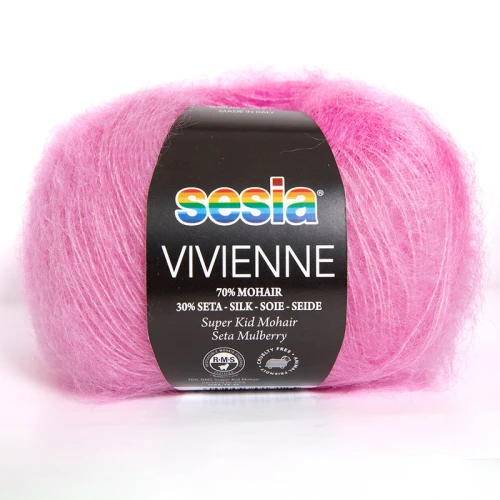 Włóczka Sesia Vivienne 4754 / chłodny róż