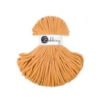 Sznurek pleciony bawełniany Bobbiny Premium / Pomarańczowy / Orange / 5mm / 100m
