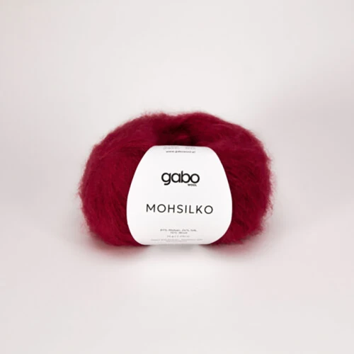 Włóczka Gabo Wool Mohsilko 4015 / wino