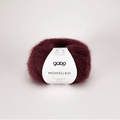Włóczka Gabo Wool Mohsilko 4212 / burgund