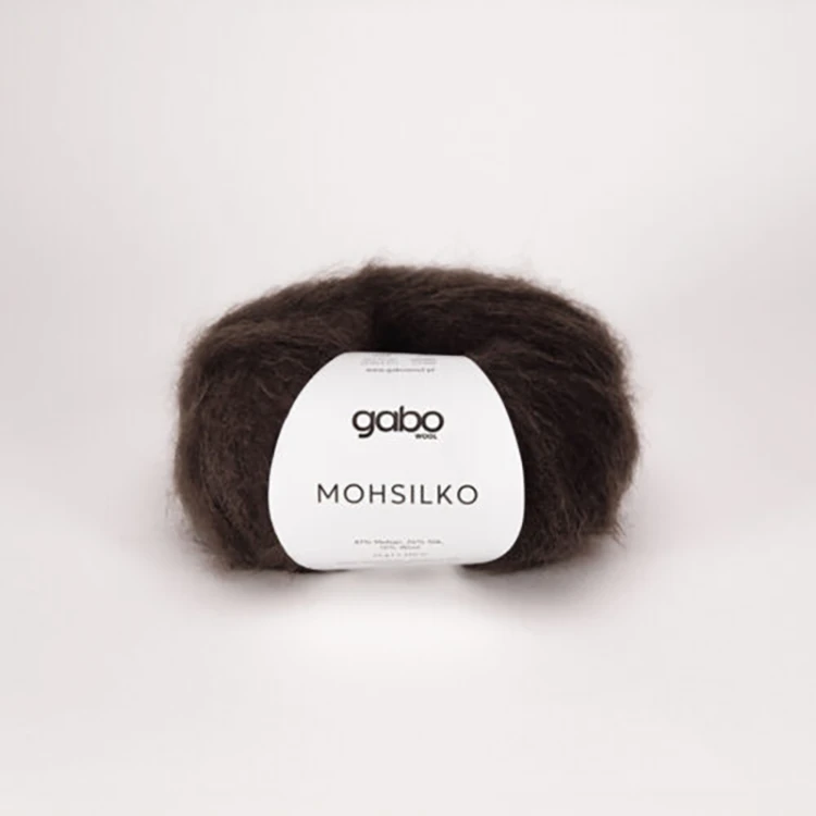 Włóczka Gabo Wool Mohsilko 4305 / gorzka czekolada