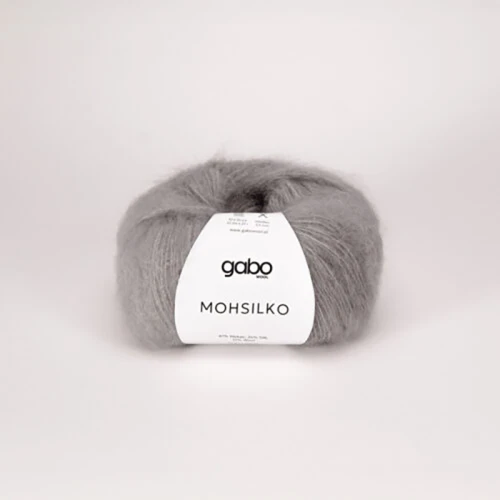 Włóczka Gabo Wool Mohsilko 4400 / szary pył