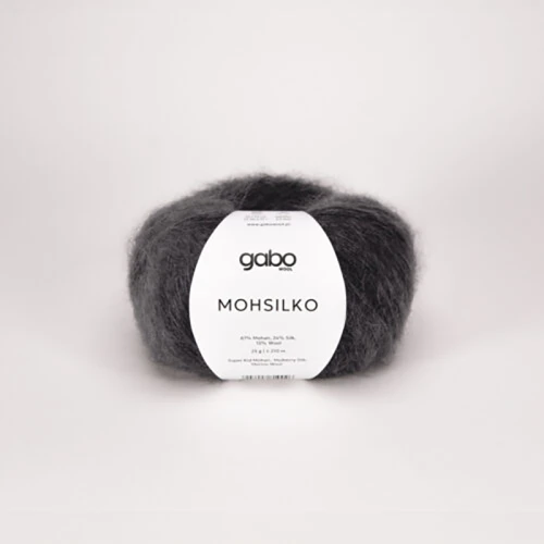 Włóczka Gabo Wool Mohsilko 4403 / grafitowa stal