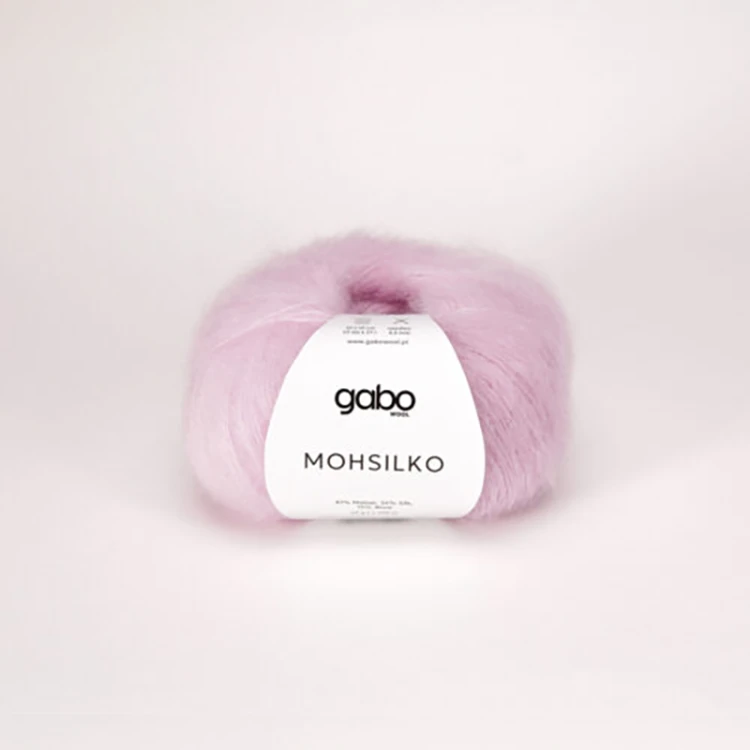 Włóczka Gabo Wool Mohsilko 4520 / mglista peonia