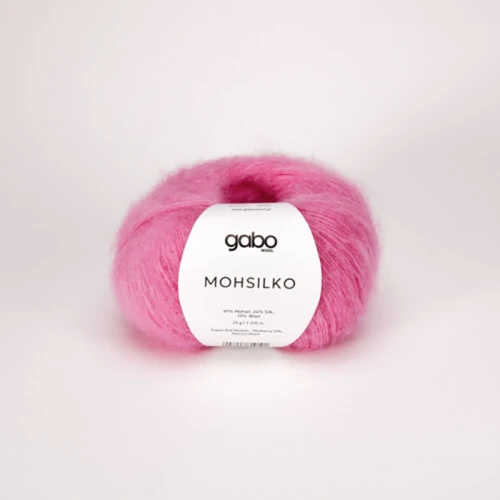 Włóczka Gabo Wool Mohsilko 4561 / crazy róż