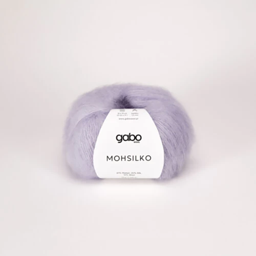 Włóczka Gabo Wool Mohsilko 4741 / jasna lawenda