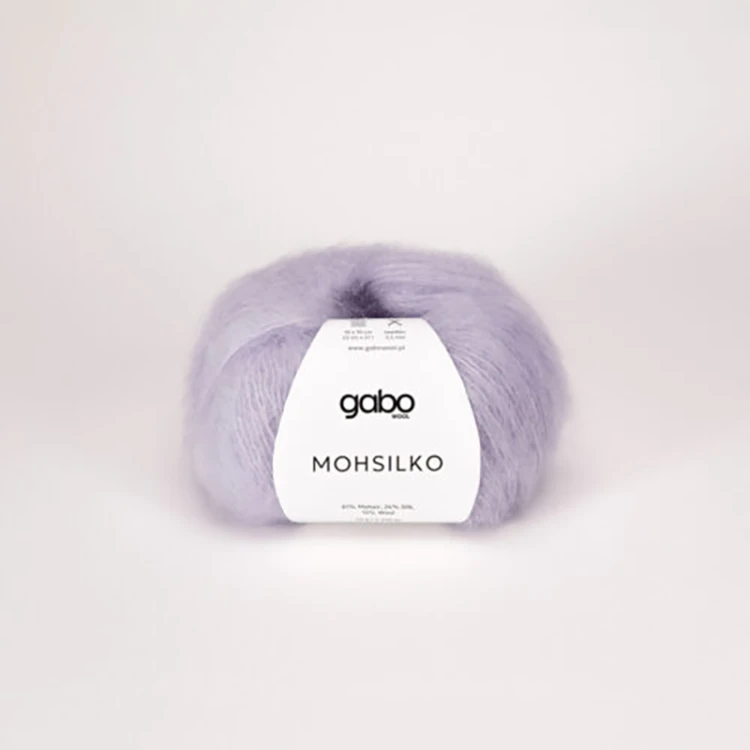 Włóczka Gabo Wool Mohsilko 4741 / jasna lawenda