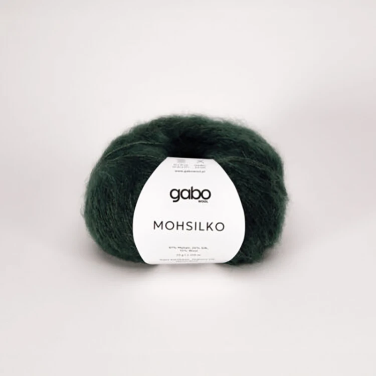 Włóczka Gabo Wool Mohsilko 4958 / leśna zieleń