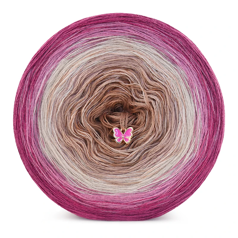 KOKONEK Merino 834 - Lody porzeczkowe/zgaszony róż/nude/zgaszona morela/terakota