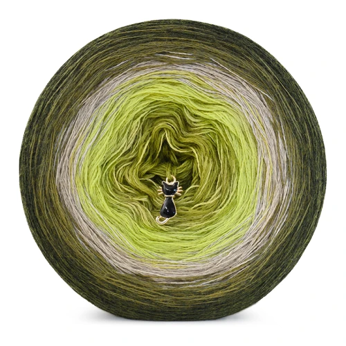 KOKONEK Merino 835 - Khaki melanż/guacamole/safari/limetka/oliwka