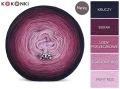 KOKONEK Merino 838 - Kruczy/burak/lody porzeczkowe/zgaszony róż/jasny róż