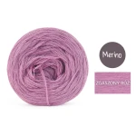 KOKONEK Mono Merino jeden kolor - zgaszony róż / 250m