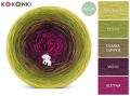 KOKONEK Nature NT079 Emily 04 - Awokado/pesto/ciemna oliwka/wino/jeżyna