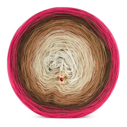 KOKONEK Classic B286 Emily 01 - Magenta/orzech/ciepły brąz/ciepły beż/jasny beż