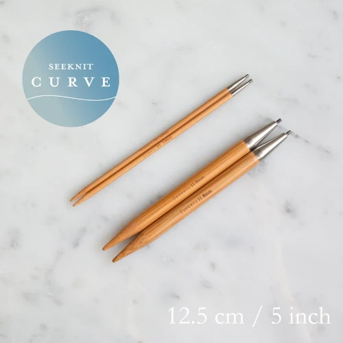 Druty wymienne Seeknit Curve 12.5cm - bambusowe