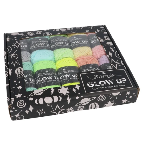 Zestaw włóczek Scheepjes Glow Up / 10 x 25 g