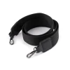 Uchwyt / rączka do torby taśma z karabińczykiem 113 cm / czerń - ciemny nikiel / 1 szt / 790898