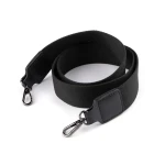 Uchwyt / rączka do torby taśma z karabińczykiem 113 cm / czerń - ciemny nikiel / 1 szt / 790898