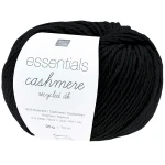 Włóczka Rico Design Essentials Cashmere Recycled DK 006 / czerń