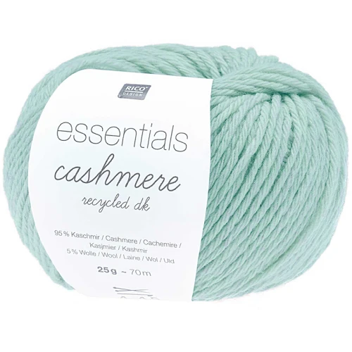 Włóczka Rico Design Essentials Cashmere Recycled DK 010 / mięta