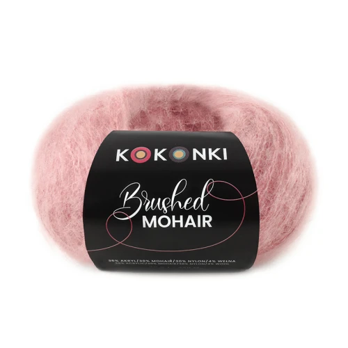 Włóczka KOKONKI Brushed Mohair 002 / morela