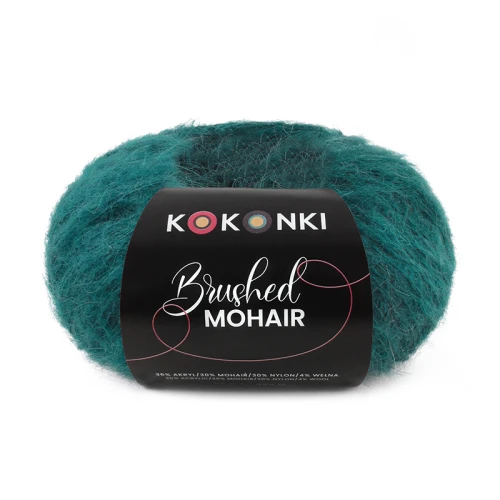 Włóczka KOKONKI Brushed Mohair 004 / morski